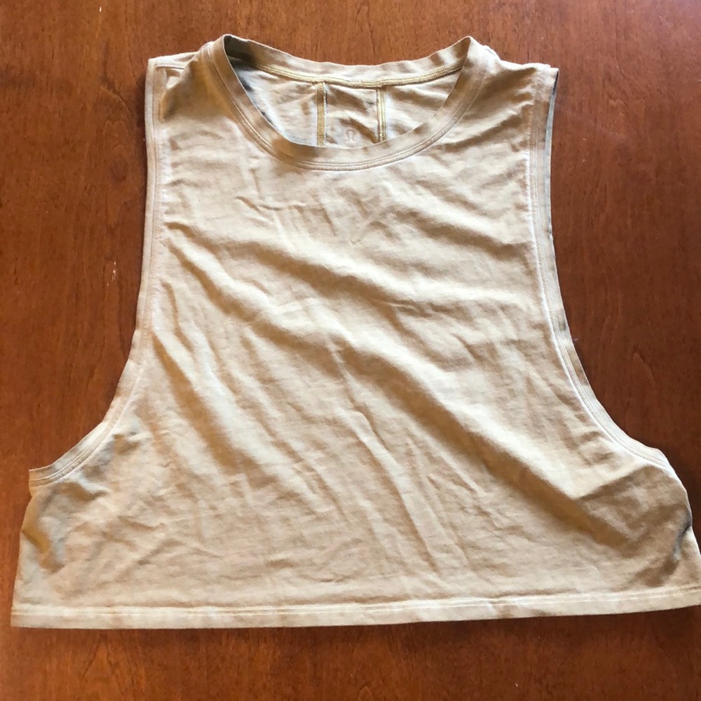 Lululemon Muscle Up Cropped Tank